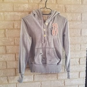 Aeropostale distressed hoodie